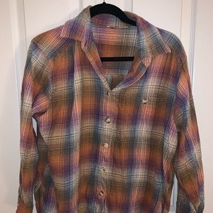 Cozy fall colored flannel